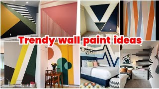 New Wall Paint Ideas 2024DIY Wall Paint Beautiful Room Paint Designs [upl. by Trah850]