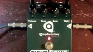 Amptweaker TightDrive Pedal Demo1m4v [upl. by Orelee]