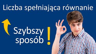 Jak podstawianie liczby pod niewiadome Liczby spełniające równania  Wyrażenia algebraiczne  SP [upl. by Enyamrahs]