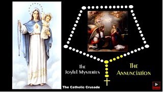 The Joyful Mysteries  VIRTUAL ROSARY  Mondays amp Saturdays [upl. by Ynot]