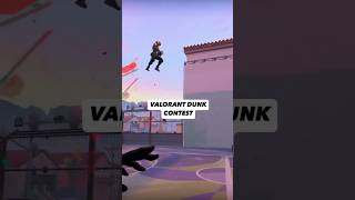 Valorant Dunk Contest valorant shorts basketball tending [upl. by Tanny]