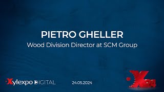 Xylexpo Digital 2024 the interview with Pietro Gheller – wood division director SCM Group [upl. by Kajdan]