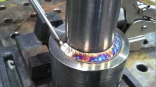 Tig Welding Stainless Steel  Walking the Cup vs TIG Finger® [upl. by Kele]