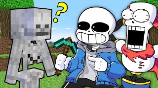 If SANS played MINECRAFT Animation [upl. by Llehcram]