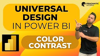 Color Contrast Universal Design in Power BI [upl. by Navoj]