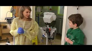 Taylor Swift Visits A Sick Child In Hospital Talks Spiderman [upl. by Noroj852]