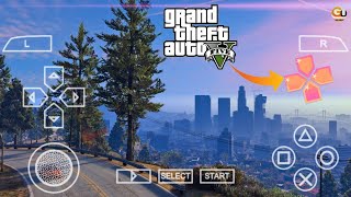 How To Play GTA 5 In PPSSPP GTA V On PSP Android [upl. by Nylek]