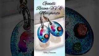 💫Fai da Te Gioielli Trasforma i Tuoi Sogni con Resina UV e Fiori  Tutorial resinart earrings [upl. by Lot696]