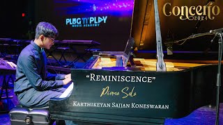 Reminiscence by Edwin McLean  Piano Performance  Karthikeyan Sajjan Koneswaran [upl. by Bradwell]