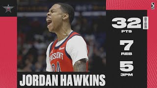 Jordan Hawkins Drops 32 PTS in his G League Debut with the Squadron [upl. by Stephani]