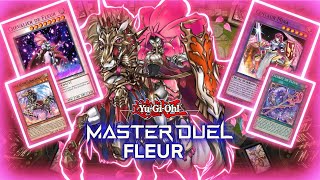 FLEUR DECK BARONNE DE FLEUR WITH ITS REAL ARCHETYPE  YUGIOH MASTER DUEL [upl. by Gahan]