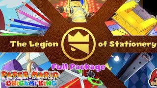 The Legion of Stationery WITH LYRICS FULL PACKAGE  Paper Mario The Origami King Cover [upl. by Constantino]