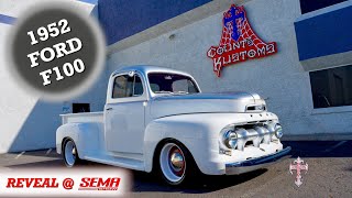 Counts Kustoms Reveals a 52 Ford F100 at SEMA 2023 [upl. by Cameron]