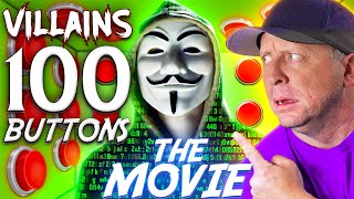 VILLAINS Movie 100 Mystery Buttons Challenge The GameMaster [upl. by Caputo]