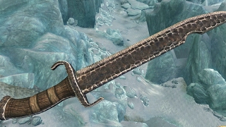 Skyrim  quotBloodthornquot Secret Dagger Hags End Quest Reward LOCATION [upl. by Ardnassak]