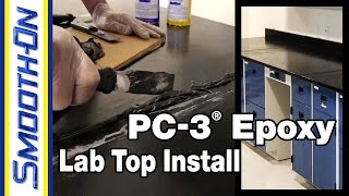 Using PC3® Epoxy To Install a Lab Countertop [upl. by Eibbed]