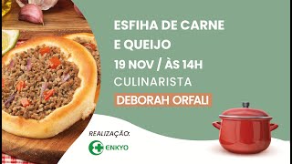 Culinária  Esfiha de carne e queijo [upl. by Cock]