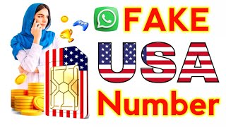 Fake Whatsapp Number 2024  How To Create Fake WhatsApp Account Using USA Number [upl. by Lamson]