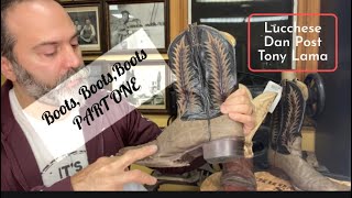 LUCCHESE DAN POST TONY LAMA BOOT RESTORATION Part One [upl. by Erving]