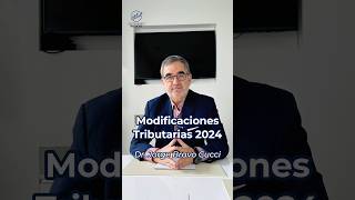 Invitación Modificaciones Tributarias 2024 con el Dr Jorge Bravo Cucci tributos noticias tax [upl. by Ahsinawt]