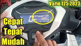 Cara setting oil change New Vario 125 2023 [upl. by Yatnuahs]