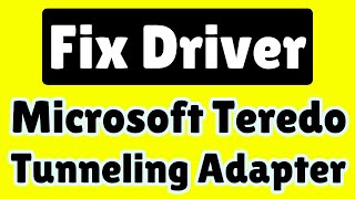 Microsoft Teredo Tunneling Adapter not Working Windows 71011 Solution [upl. by Rimidalv232]