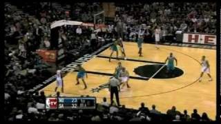 Matt Bonner Buzzer Beater VS Hornets [upl. by Yursa506]