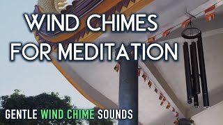 Wind chimes sound for meditation study and relax  Sleepy Wind Chimes [upl. by Nylyoj]