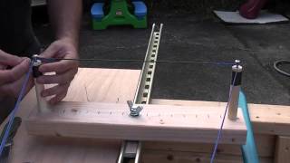 How to Make a Continuous Loop String with the One Arm Jig Part 2 [upl. by Hairej]