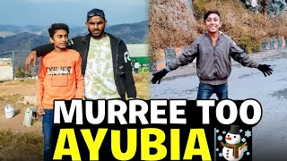 Murree Too Ayubia☃ achanak baraf bari hona shuru🤧😛full enjoy❤ [upl. by Abrahams]