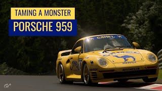 Taming A Monster  Porsche 959  Gran Turismo 7 [upl. by Lashonda]