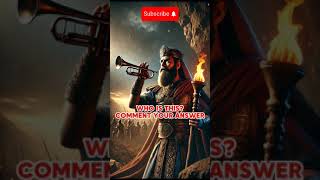 BIBLE QUIZ  WHO IS THIS MAN A WARRIOR for God bible biblequiz bibleverse jesus shorts [upl. by Namara]