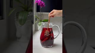 Hibiscus Infusion🌺 infusion teatime shorts healthyrecipes [upl. by Cal]