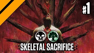 Golgari Skeletal Swarm Sacrifice  2022 Standard Experimenting  MTG Arena [upl. by Anytsirk]