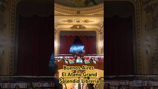 1 of Worlds Most Beautiful Bookstores  El Ateneo Grand Splendid Libreria  Buenos Aires Argentina [upl. by Breena]