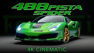 One of the FASTEST Ferrari in the World  488 Pista Spider  4K [upl. by Neved]