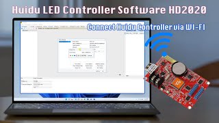 Huidu HD2020 LED Controller software Download amp Install for Windows 11 PC with WIFI Connectivity [upl. by Tebazile509]