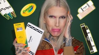 CRAYOLA MAKEUP… Is It Jeffree Star Approved [upl. by Tilney]