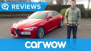 Alfa Romeo Giulia 2018 saloon indepth review  Mat Watson Reviews [upl. by Norrat550]