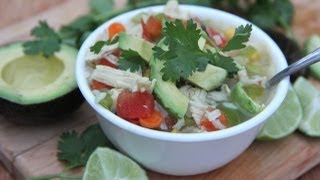 Fresh Mexican Chicken Soup Recipe [upl. by Ityak]