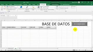 3 DIRECTORIO CON EXCEL BOTON IR A BASE DE DATOS [upl. by Rourke]