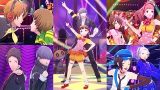 Persona 4 Dancing All Night  All Bond Fevers All Partners All Songs 4K60 [upl. by Nahij]