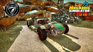 Caterham Seven R500 restoration  Car Mechanic Simulator 2018 [upl. by Monreal]