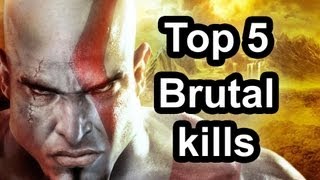 Top 5  Brutal kills in God of War Ascension [upl. by Sunshine]