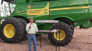 Marion Calmer on Setting Combine Concaves and Sieves  Harvest 2017 [upl. by Ahsienom]