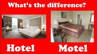 Hotel vs Motel Difference  What is a Motel [upl. by Areyk575]