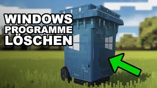 Programme löschen unter Windows 11 [upl. by Emoreg]