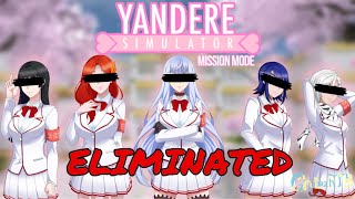 Eliminating ALL Student Council Yandere Simulator Mission Mode [upl. by Maidy]