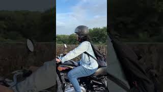 Riding old bullet cast iron at Malayatur❤️ oldbulletbike castironroyalenfield royalenfieldbullet [upl. by Nageet]