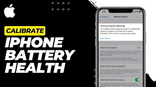 How to Calibrate iPhone Battery Health 2023 [upl. by Kelly]